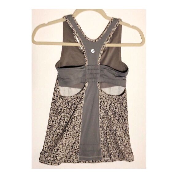 Lululemon | Tone It Tank Petite Fleur Silver Spoon - Picture 5 of 7